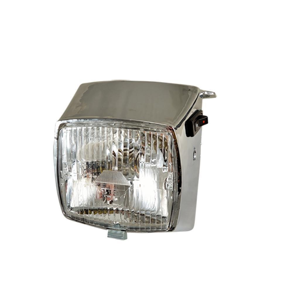 Optique avant Teknix mobylette Peugeot 103 Vogue 50 phare de rechange chrome