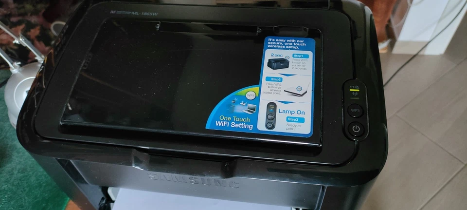 STAMPANTE Samsung Laser B/N ML-1865W Wifi+toner nuovo - Immagine 2 di 4