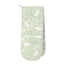 Image of William Morris Forest Life Green Double Oven Glove