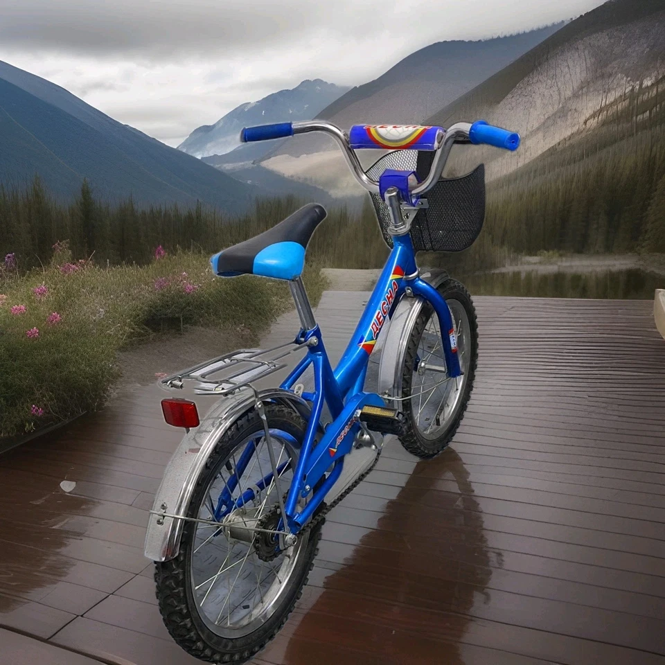 Bici 16" Bicicletta per Bambino - Blu Bicicletta 16 - Immagine 2 di 3