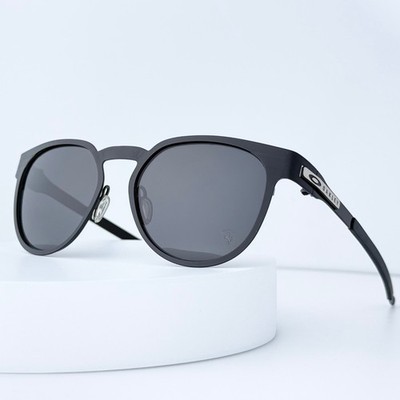 Oakley Diecutter OO4137 Sunglasses Satin Black Gray Lens Titanium 55mm