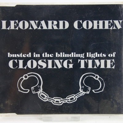 Music Musik MAXI CD Leonard Cohen   Closing Time (Busted In The Blinding Lig Gut
