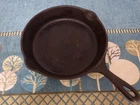 Vintage Wagner Ware Sidney 0 - No. '8' Cast Iron Skillet Double Spout