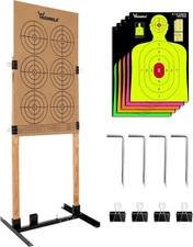 Highwild Adjustable Target Stand Base for Paper Shooting Cardboard E- 1 Pack 