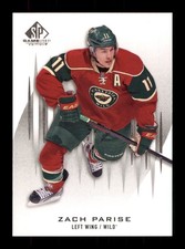 52 Zach Parise 11 Wild 2013 Upper Deck Hockey Sports Trading Card 