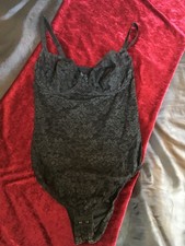 Transparenter Spitzen-Body Figurformer Figurschmeichler Dessous schwarz Gr. 90 C