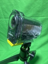 Sony Handycam HDR-AS15 Black With Waterproof Case And Mini Flexible Tripod