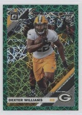2019 Panini Donruss Optic Rookies Green Velocity Prizm Dexter Williams #146 6f5