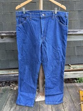 Dickies Men's Relaxed Fit Work Denim Jeans Blue Sz 38x30