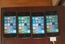 Lot of 4 Apple iPhone 4S A1387 32GB(AT&T/Verizon/other)For parts