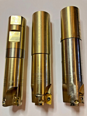 Preowned Weldon style Milling Cutters. See description on spec sheet/ See Notes!