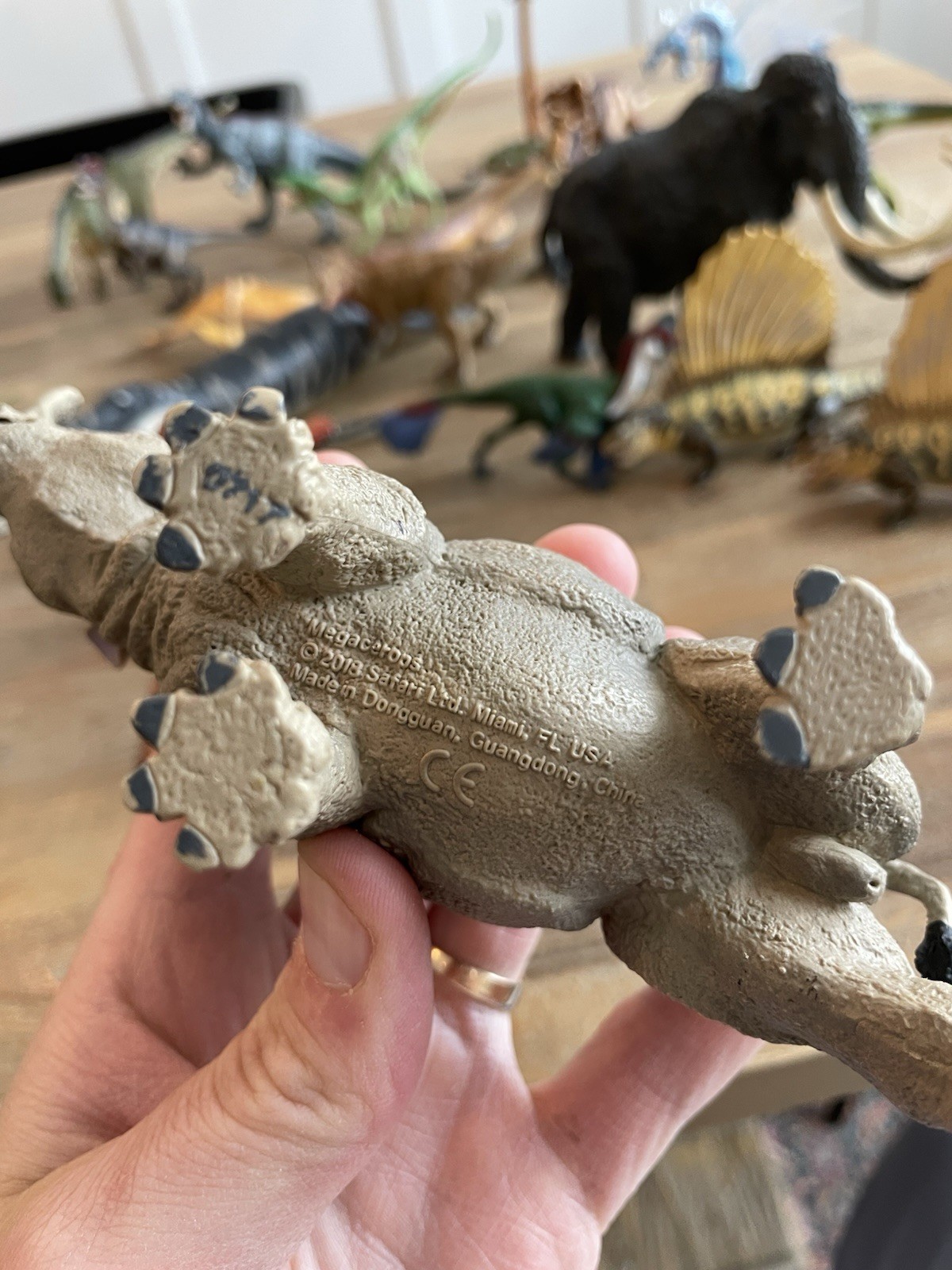 19 Vintage Carnegie Collection Dinosaur Lot Safari LTD Toy Figure Mammoth 2002 +