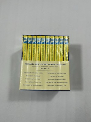 Nancy Drew Hardcover Box Set Vol 1 10 Mystery Stories Collection 10 Books Set