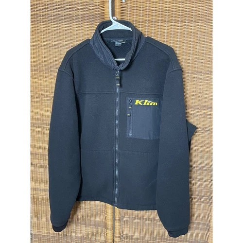 Klim Everest Black Full Zip Fleece Jacket Mens XL Everest 3150 Mid Layer - product listing photo