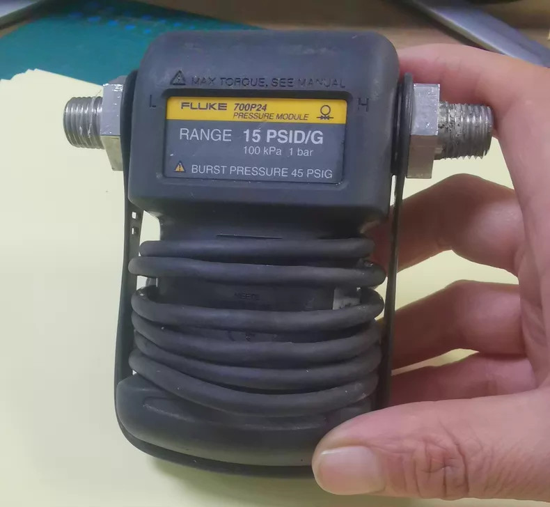 Ship FedEx USED TEST Fluke 700P24 PRESSURE MODULE RANGE 15 PSID/G