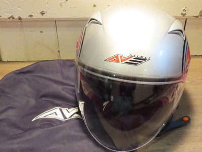 Motorcycle Helmet full face Dot Size XL visor Ave Helmet Italy Design