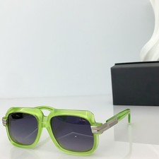 Cazal MOD607 Square Sunglasses Green Frame Purple Gradient Lens 56  18  140