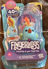 Fingerlings Sweet Tweets Interactive Blue Lionel Bird 40 Sounds  Reactions
