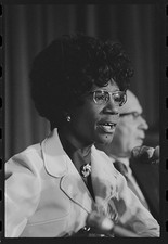 Photo:Congressional Black Caucus Rep. Shirley Chisholm /