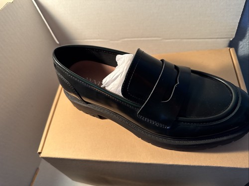 WYDR Slip On Platform Black Penny Loafer Worn Once Women’s Size 8 Box Fj - Picture 10 of 17