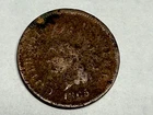 1865 bronze INDIAN HEAD U.S. Cent. Civil war era coin with problems. #u18