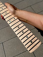 New Stainless Large 22Fret Natural color satin Flame maple Electric guitar neck