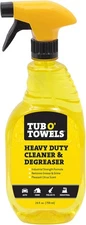 Tub O' Towels Heavy Duty Cleaner and Degreaser Spray Helps in Removing Oil, 24oz