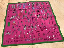 Niki de Saint Phalle carré de soie. 35cm x 35 cm . Vintage collection.