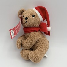 Russ Berrie Candy Bears Plush Jelly Beans Santa Hat And Scarf Christmas NWT