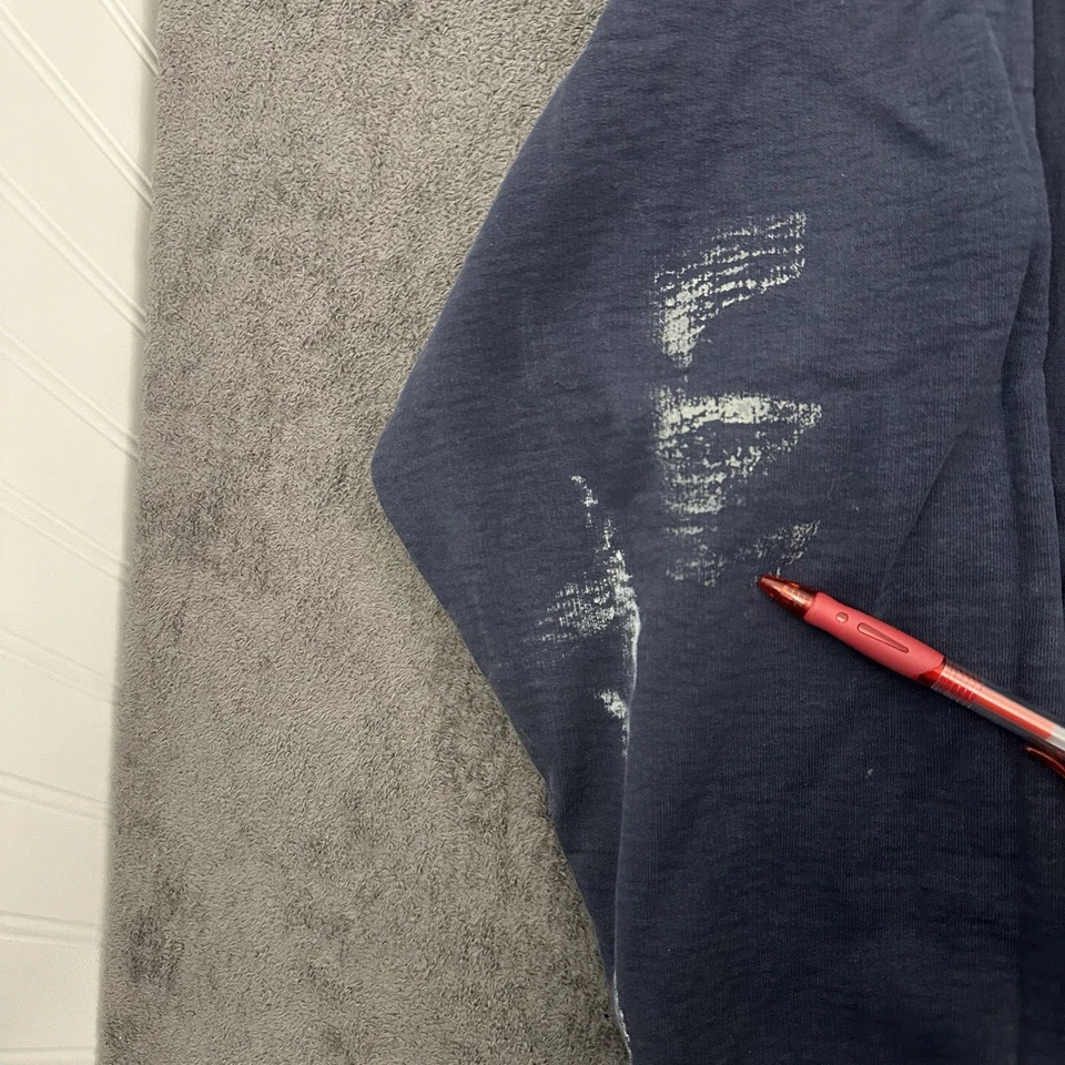 Sudadera Naval Vintage Años 90 Navy Academy Cuello Redondo Talla 2XL AZUL MARINO Militar Foto 4 de 4