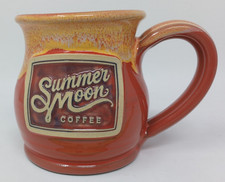 Summer Moon Coffee Mug Deneen Pottery Orange ...