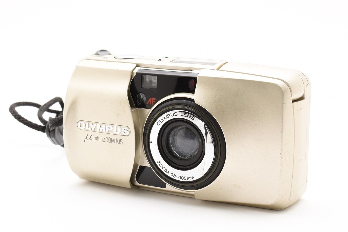 Near MINT] Olympus μ mju Zoom 105 Deluxe Point & Shoot Film