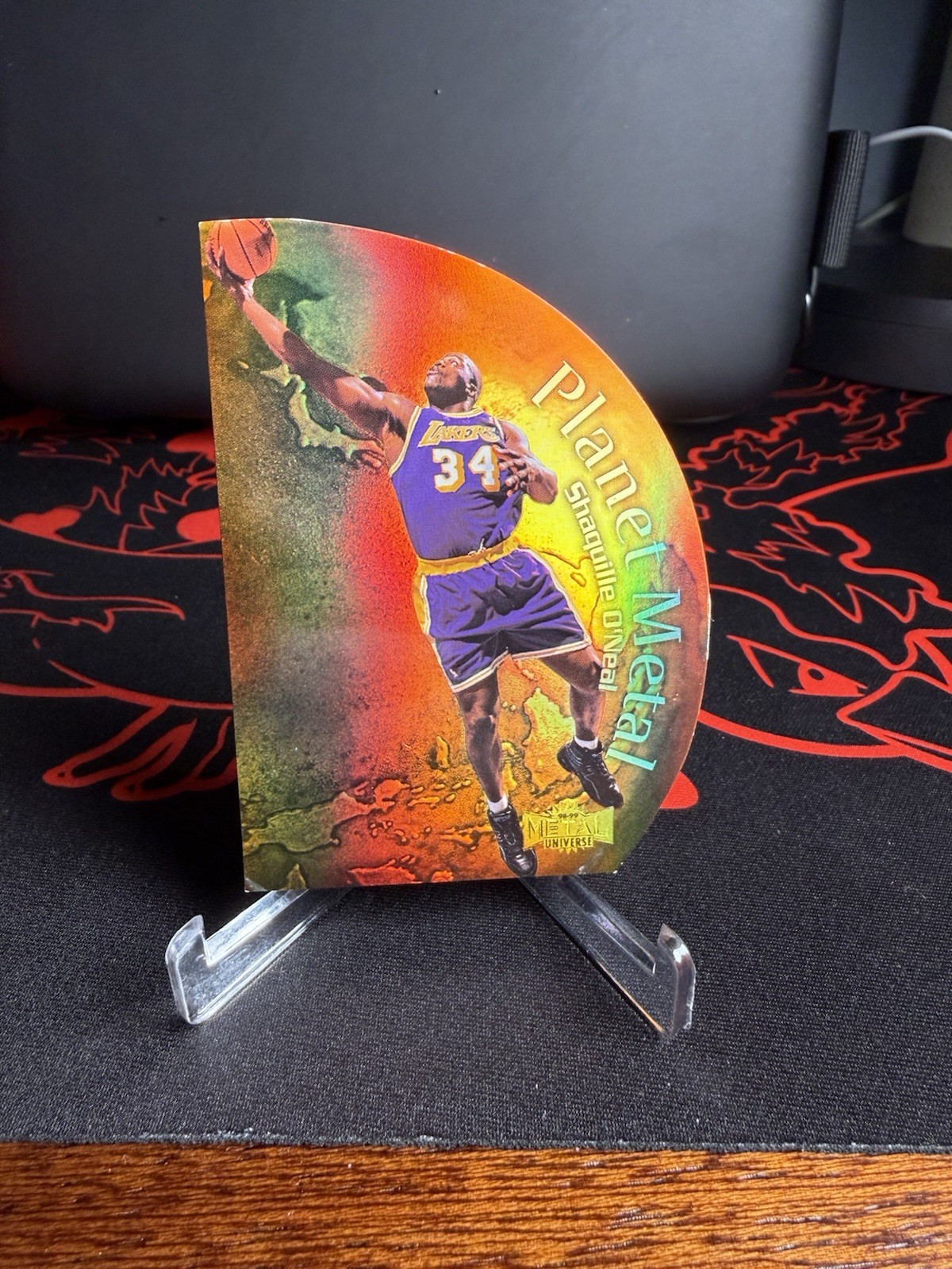 1998–99 Metal Universe Planet Metal Shaquille O’Neal Die-Cut PM Lakers 🔥