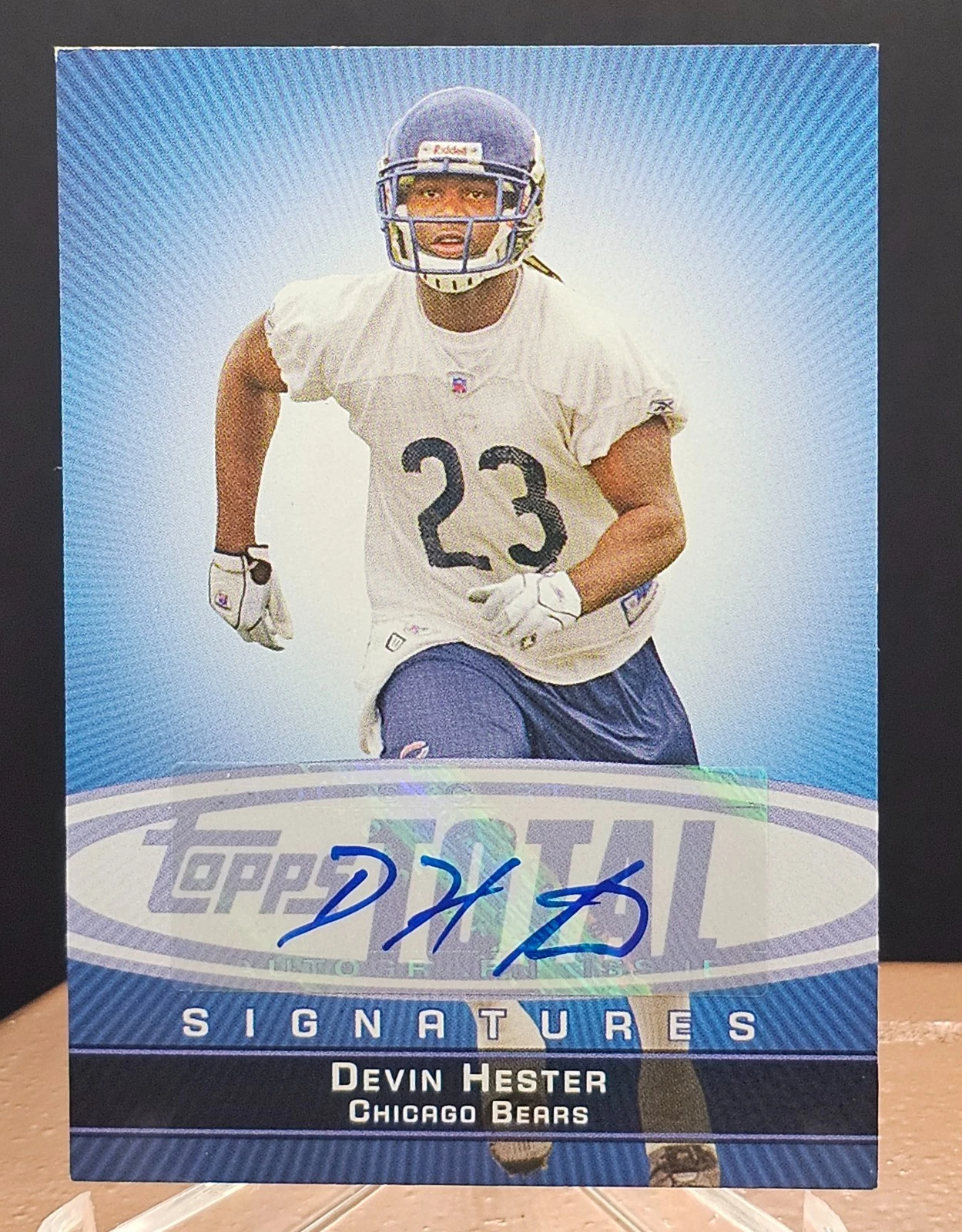 Devin Hester Topps Total Signatures #TSDH Base