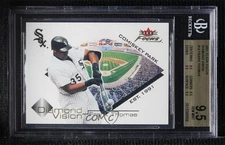 2001 Fleer Focus Diamond Vision Frank Thomas #14DV BGS 9.5 GEM MINT HOF 0q3