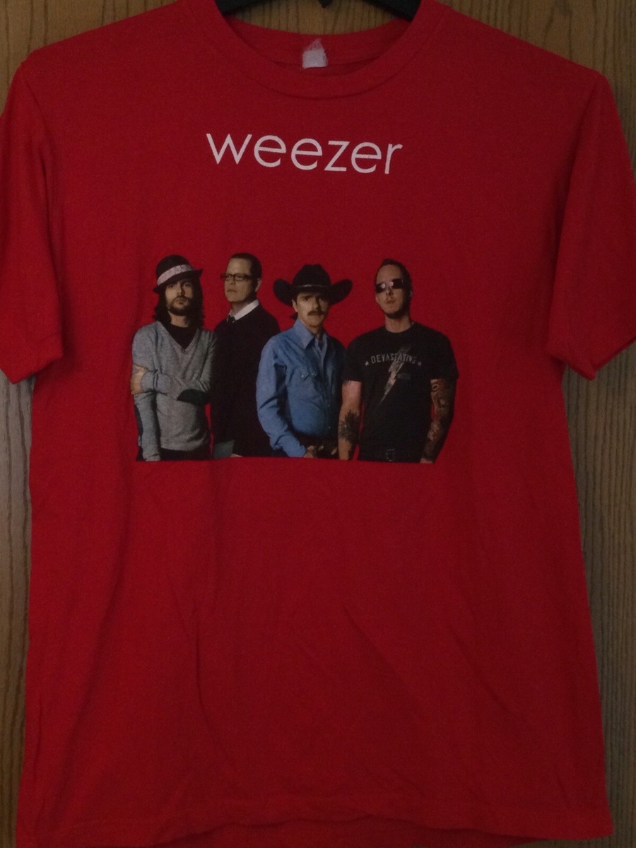 weezer 2008年ツアーTシャツ Weezer - “Troublemaker Tour 2008” - Red Shirt - Faded Tag | eBay