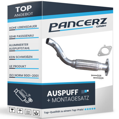 Hosenrohr Flexrohr für Ford Focus 1.4 1.6 Interlock