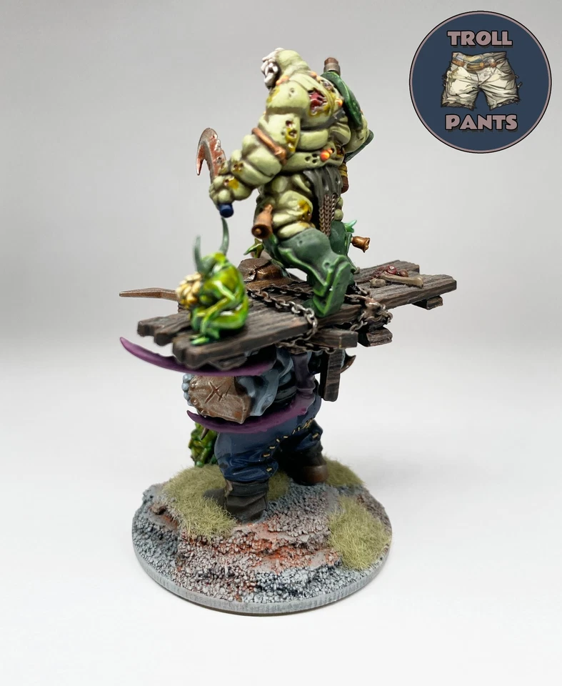 Warhammer Age of Sigmar - Herald on Palanquin - Maggotkin of Nurgle Old World Foto 4 de 4