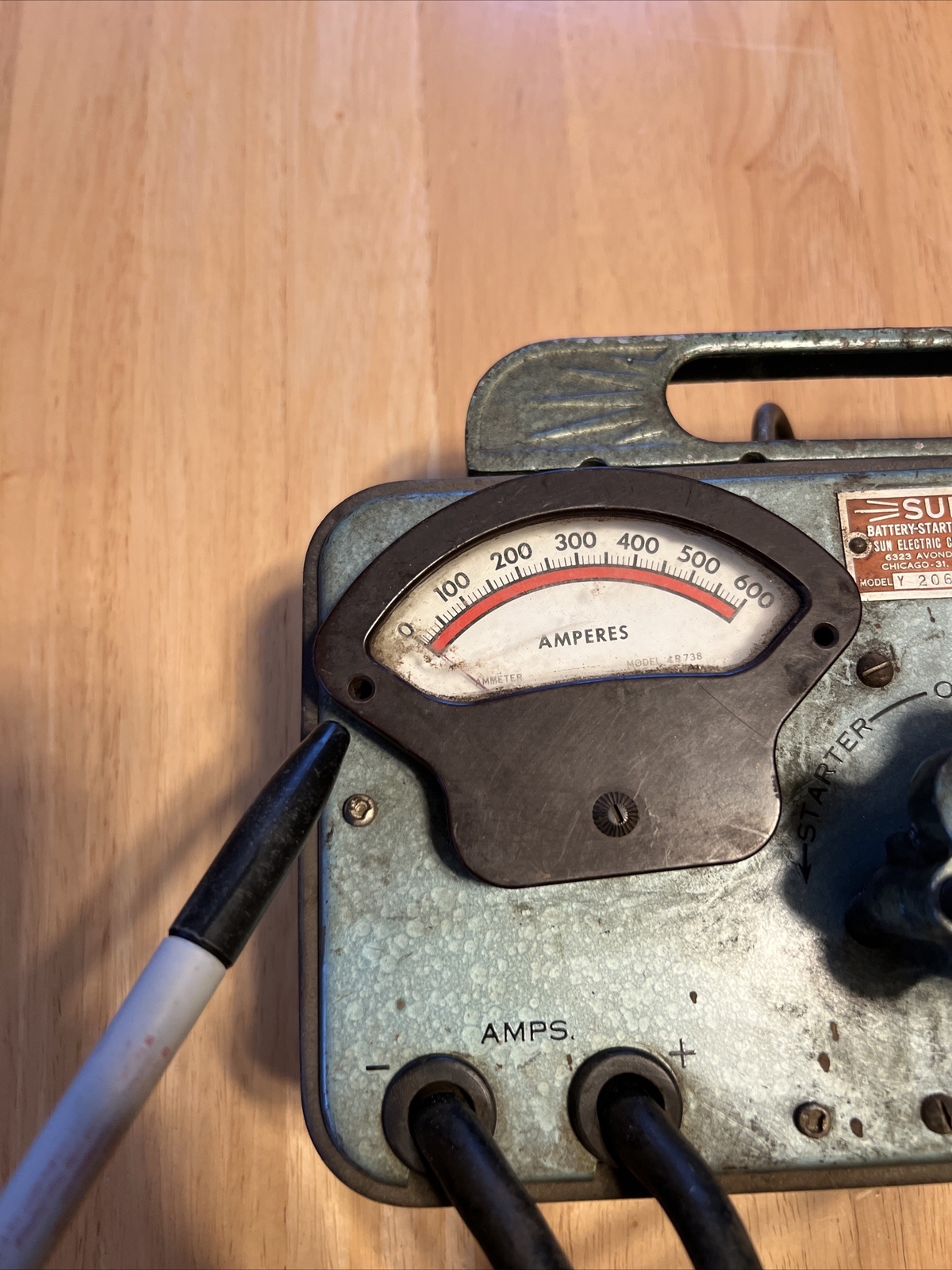 Vintage sun automotive tester. Battery starter tester model Y20654 eBay