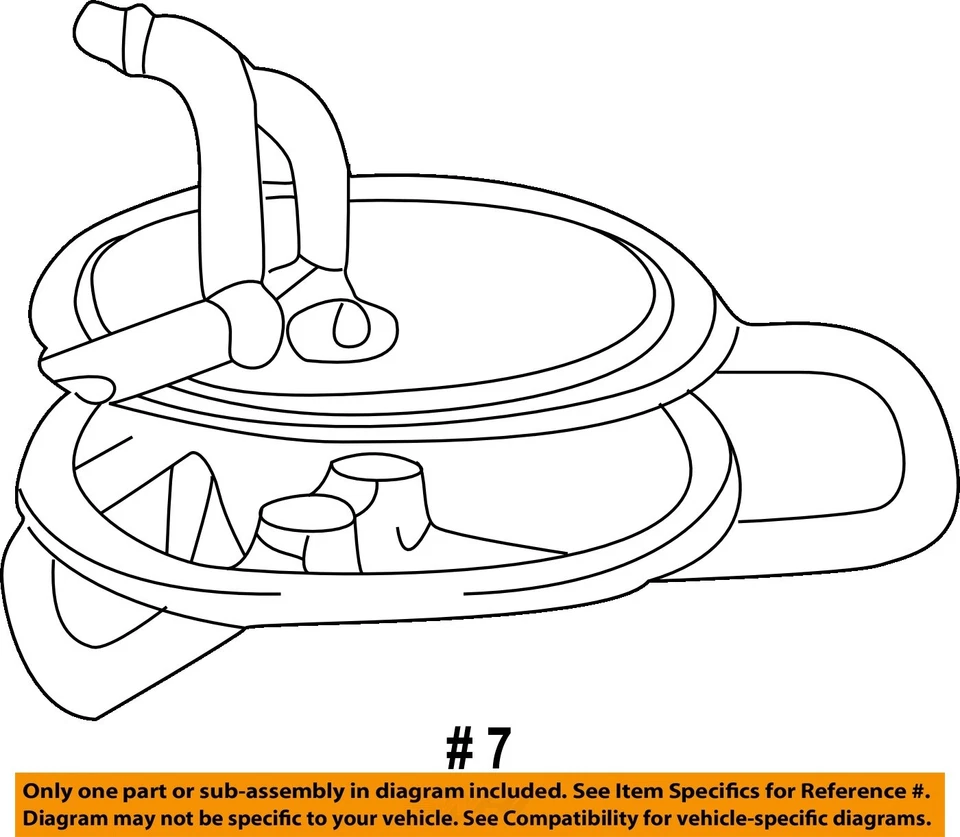 Junta de conjunto de bomba de combustible Ford OEM 96-08 Continental F6DZ9276A Foto 2 de 2