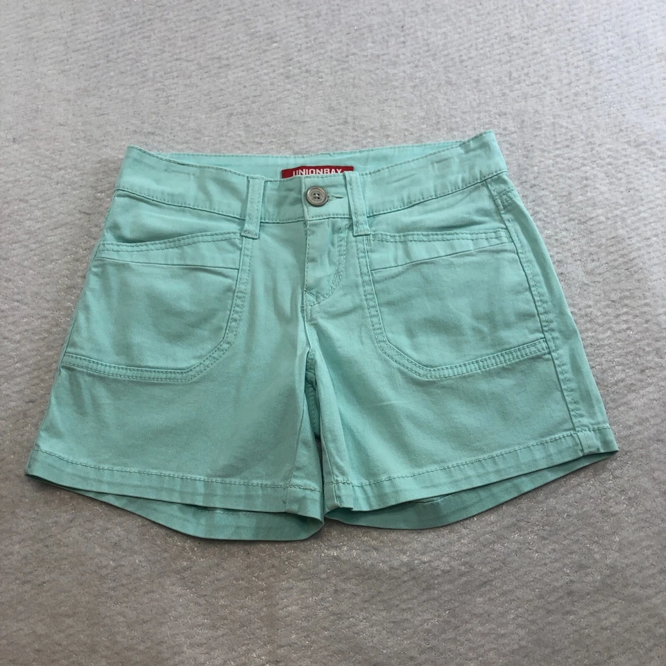 Lote de 3 pantalones cortos Unionbay Delias & Old Navy para mujer talla 0 tiro alto Foto 2 de 4