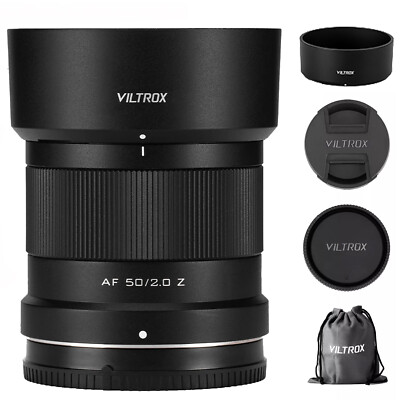 Viltrox AF 50mm F2.0 Full Frame Auto Focus Prime Lens for Nikon Z Mount Cameras