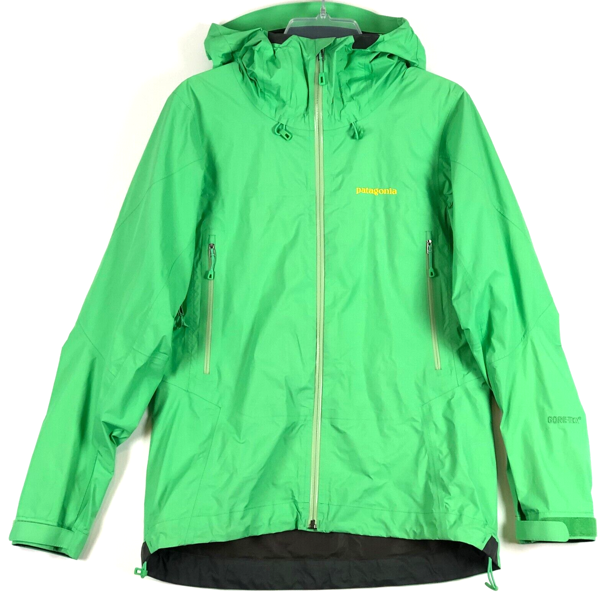 Patagonia Super Cell Gore-tex Hooded Waterproof Jacket Green 