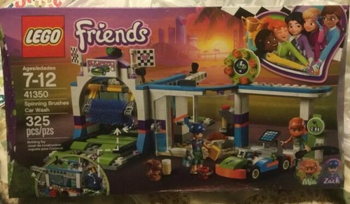 lego friends spinning brushes car wash