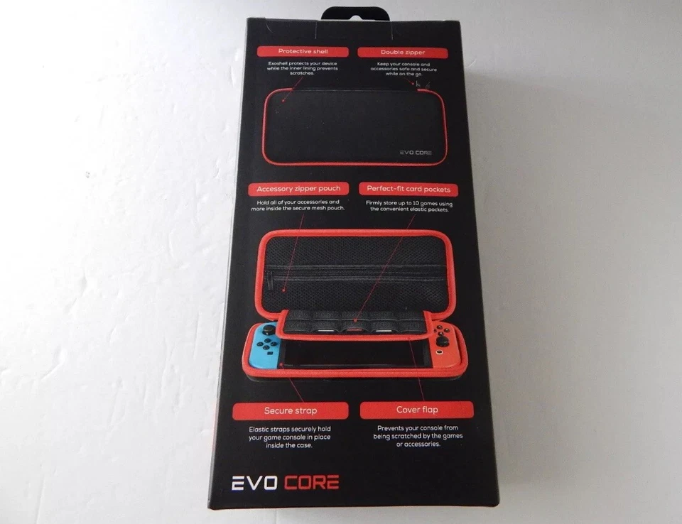 EVO CORE EXO Console Shell Protection & Games Storage for Nintendo Switch New - Image 2 of 2