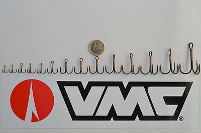 VMC Drilling 9649 BZ versch Größen für z.B. Blinker Spinner Forelle Raubfisch