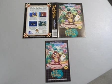 Taz Mania Manual & Artwork Only, NO GAME! NO CASE! Original SEGA Genesis