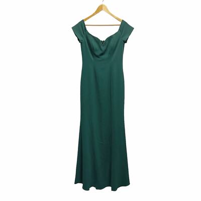 badgley mischka dress green Badgley Mischka Jewel Pleated Cotton Poplin Dress – By Request