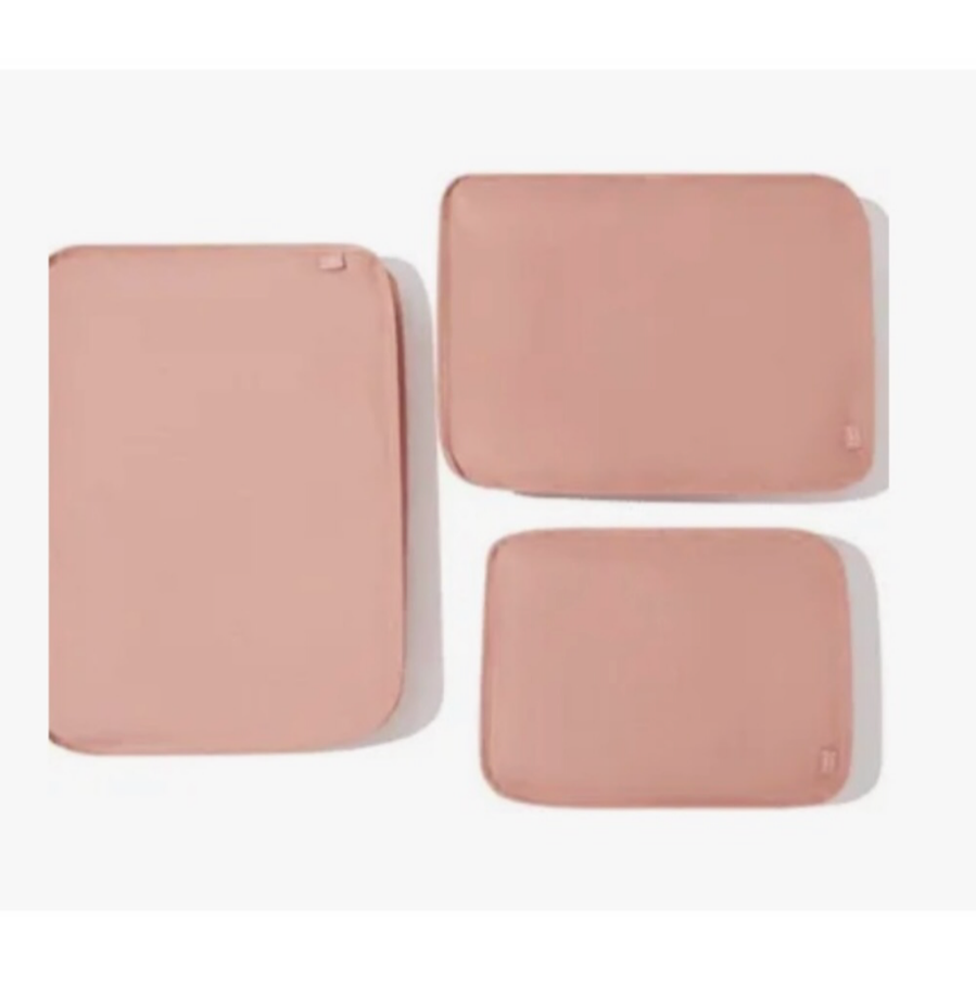 HANKY PANKY Packing Cubes Set of 3 Clothing Organizer Pink Polyester