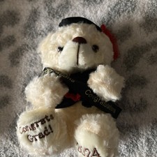 8 Cute Bear Plush Doll Soft Bear Plush Toy Congrats Gifts for Student Kids